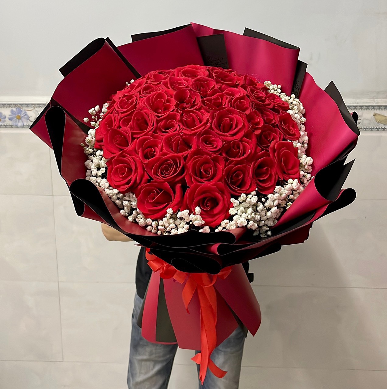 Bó hoa hồng đỏ tại shop hoa tươi TP Hồ Chí Minh